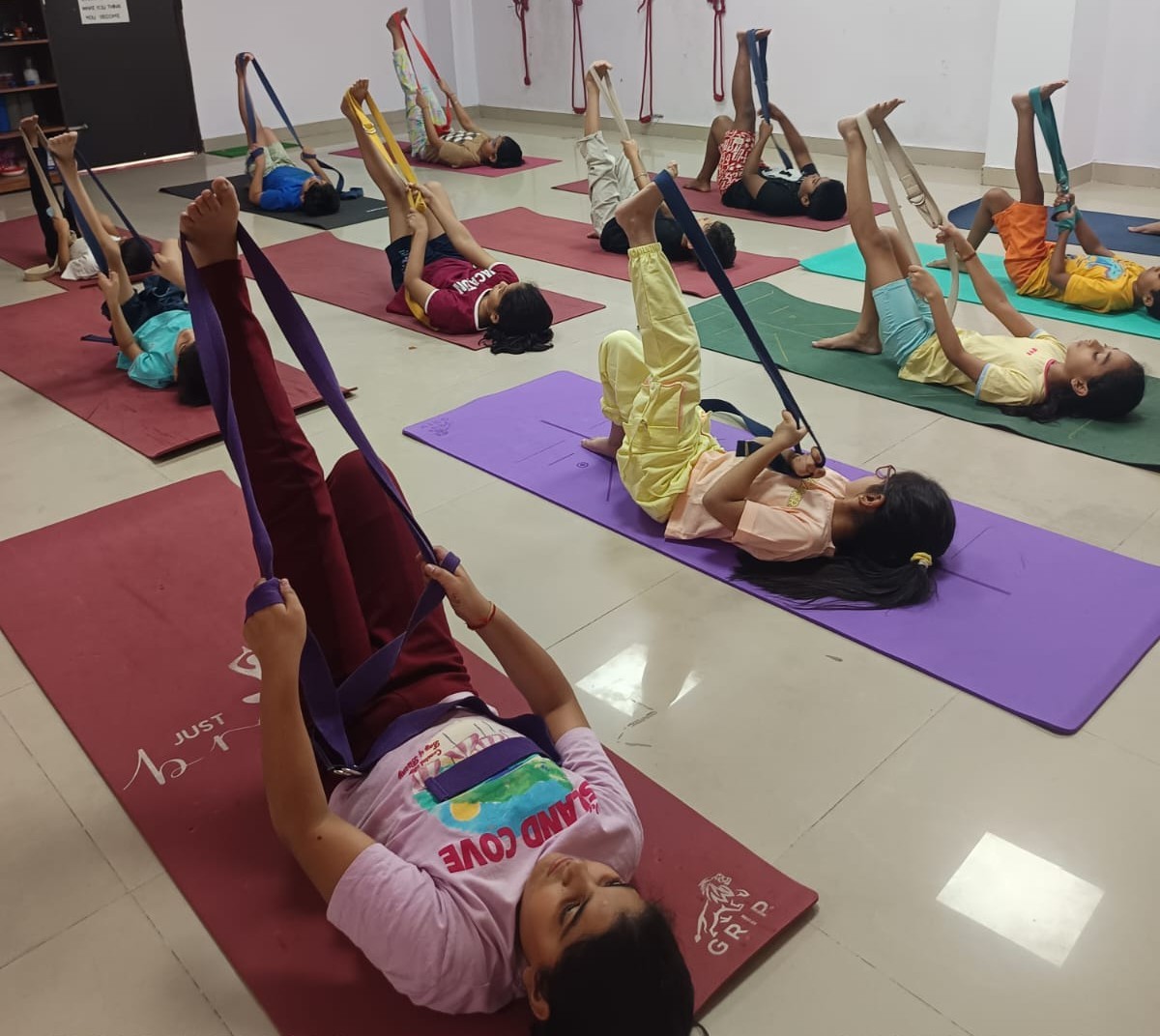 Child in tree pose
