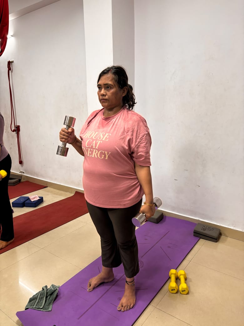 Power yoga strength class